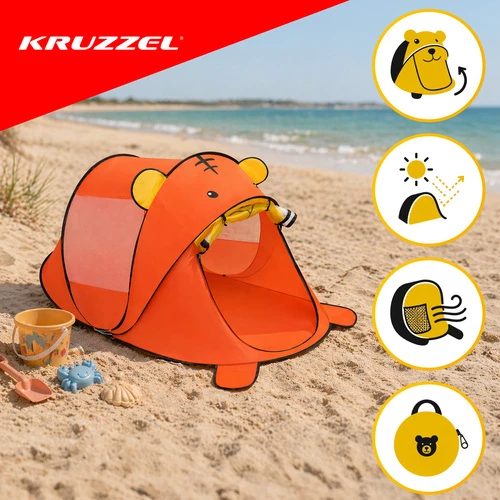Dėlionė Children's beach tent - Kruzzel bear