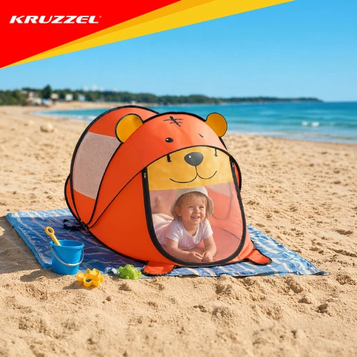 Dėlionė Children's beach tent - Kruzzel bear