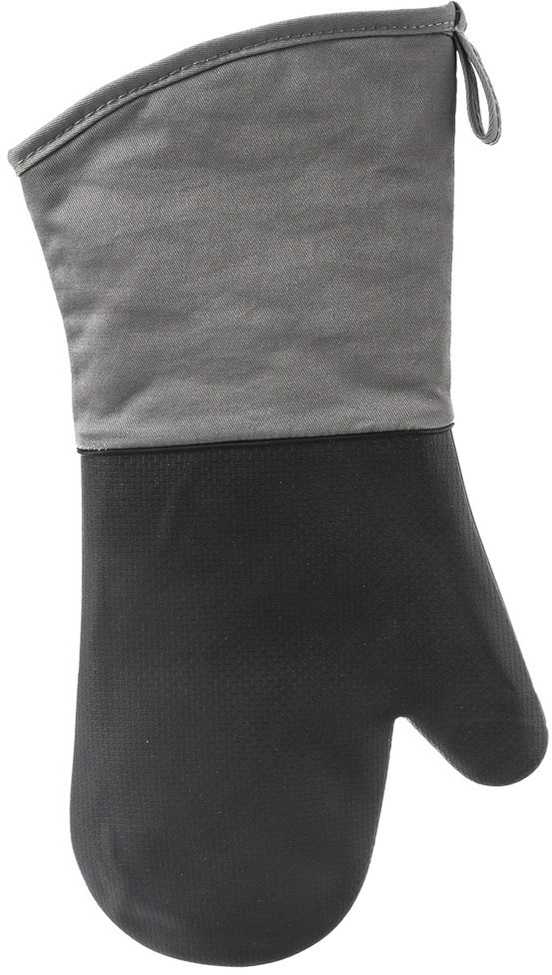 Orion Küchenhandschuh Ofenhandschuh Schutzhandschuh aus Silikon juodas 40x20 cm