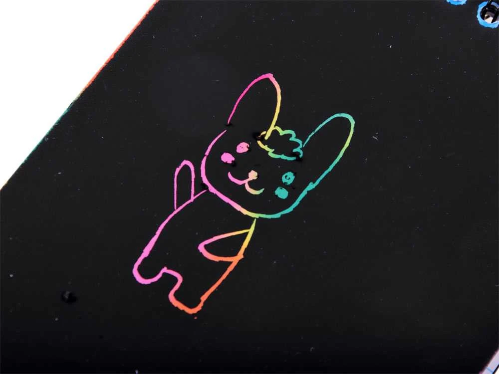 Jokomisiada Nešiojamojo kompiuterio Rainbow nutrinama kortelė su ZA3913 rašikliu