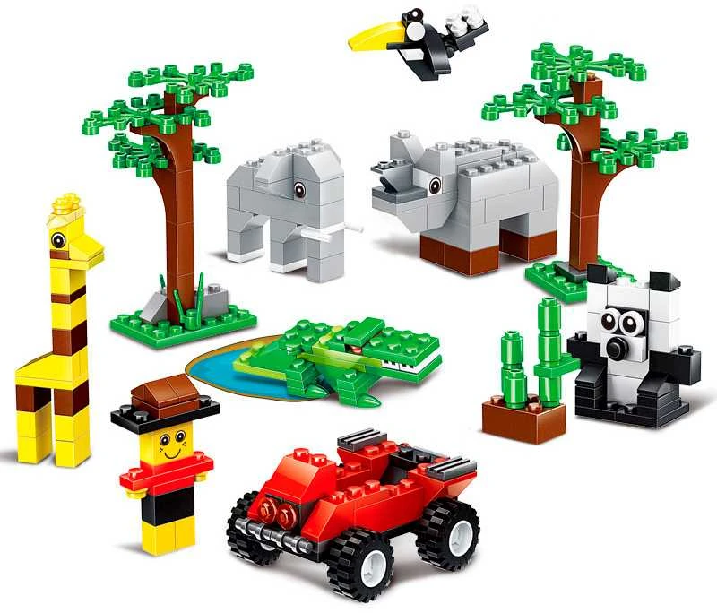 Kūrybinių blokų rinkinys LEGO stiliaus 625 blokų