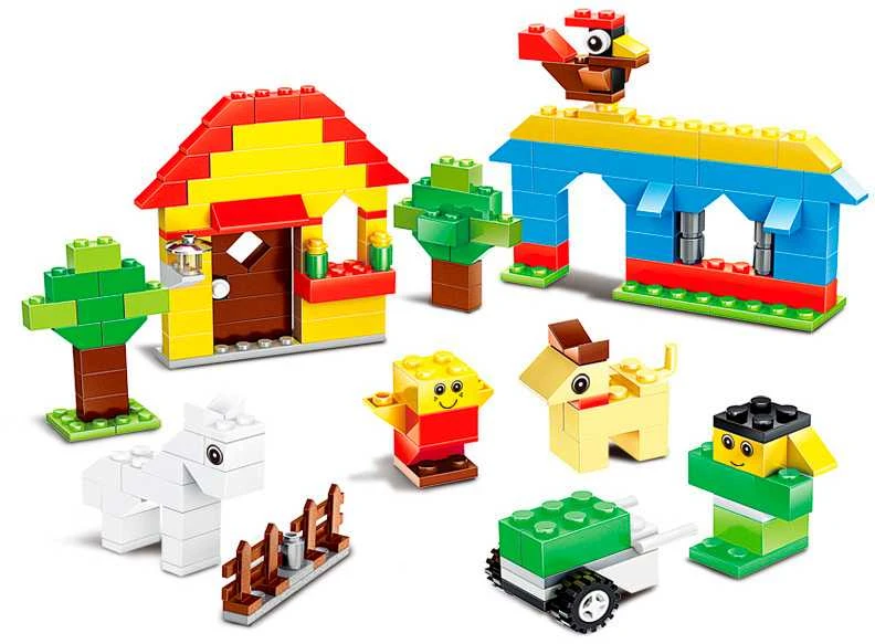 Kūrybinių blokų rinkinys LEGO stiliaus 625 blokų