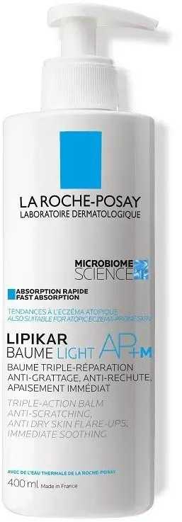 La Roche Posay Lipikar Baume Light AP+M trigubo poveikio losjonas sausai ir jautriai odai, 400 ml