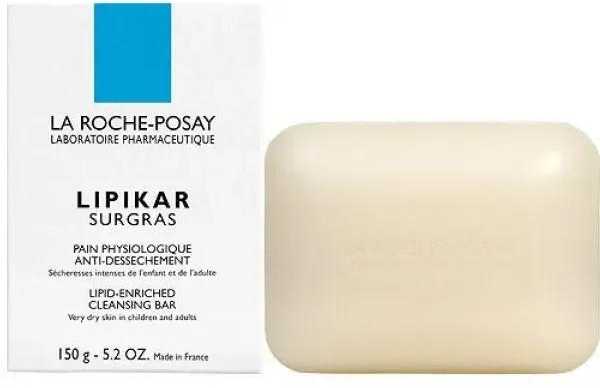 La Roche Posay LipikarLipid Enriched Cleansing Bar muilas sausai odai, 150 g