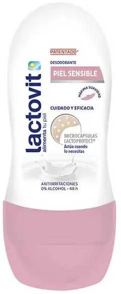 Lactovit Sensitive dezodorantas Roll On 50ml