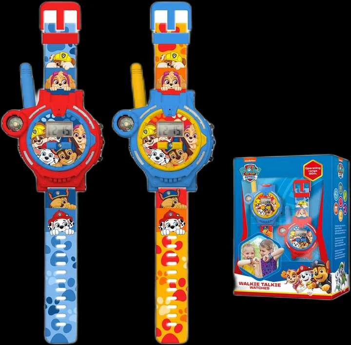 Kids Euroswan - Akcesoria licencyjne Laikrodis „2 viename“ su „Paw Patrol“ racija