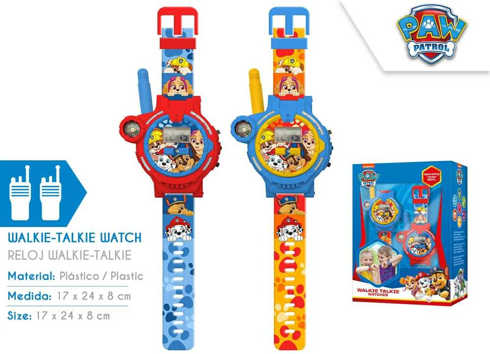 Kids Euroswan - Akcesoria licencyjne Laikrodis „2 viename“ su „Paw Patrol“ racija