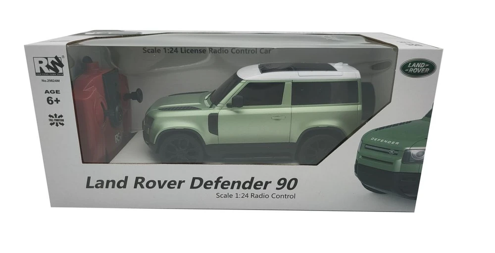 Land Rover Nuotoliniu būdu Valdomas Automobilis Defender 90 1:24