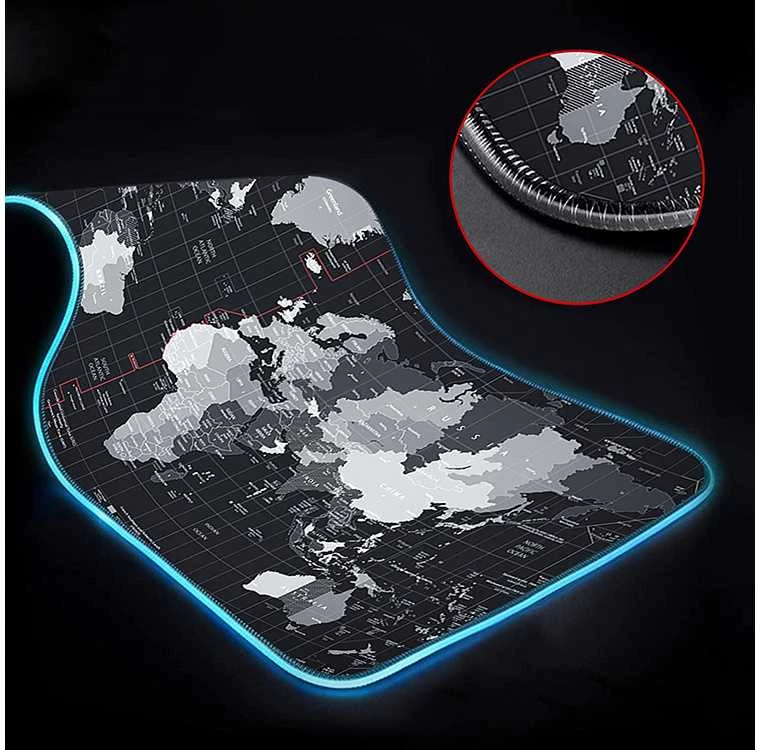 Žaidimų kilimėlis pelės su LED apšvietimu, XXXL, 90x40 cm