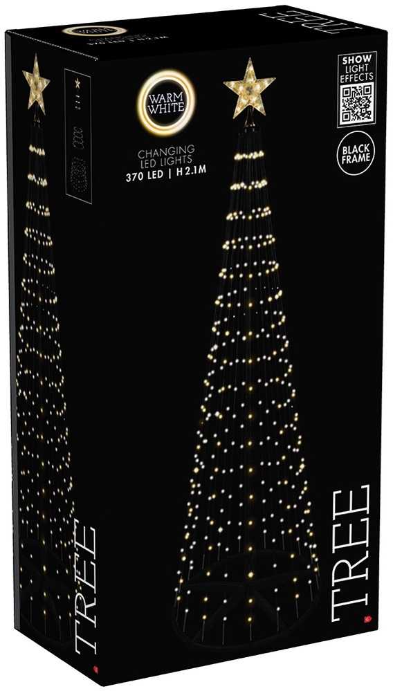 KOOPMAN LED Kūčių Eglutė XXL 210 cm - Lauko Dekoracija su Žvaigžde