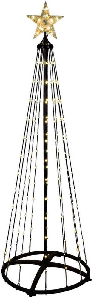 KOOPMAN LED Kūčių Eglutė XXL 210 cm - Lauko Dekoracija su Žvaigžde