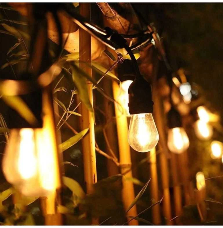 LED Lauko Girlianda 10M, 10x Lemputės, Vandeniui Atspari