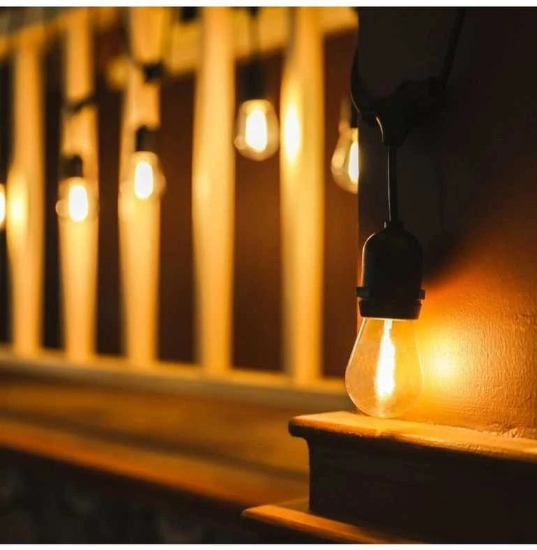 LED Lauko Girlianda 10M, 10x Lemputės, Vandeniui Atspari