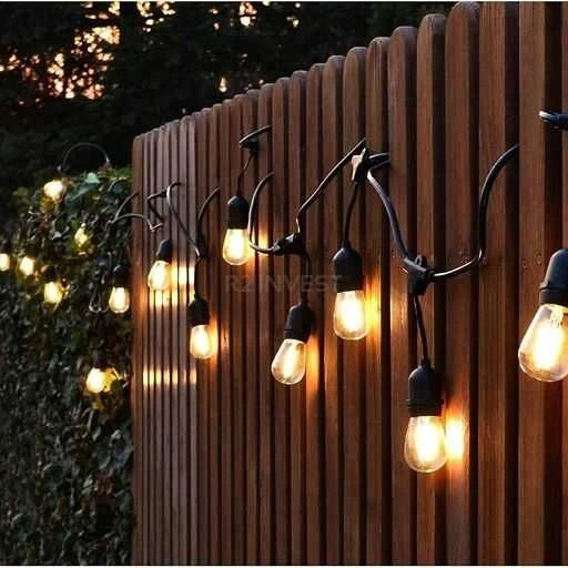 LED Lauko Girlianda 10M, 10x Lemputės, Vandeniui Atspari