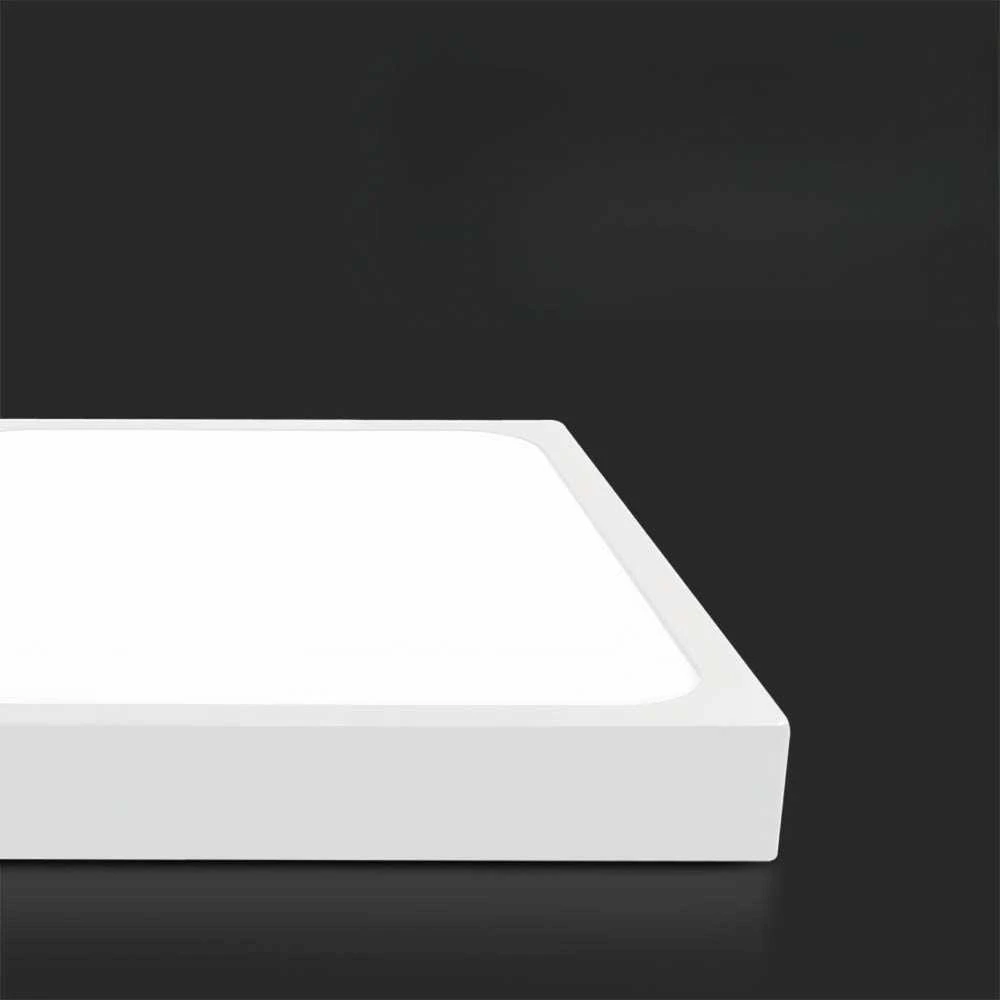 Lubinis šviestuvas V-tac 24W LED paviršinis šviestuvas, baltas, 4000K, IP44, su judesio davikliu
