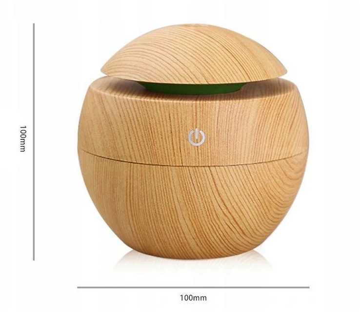 Oro drėkintuvas su LED RGB apšvietimu, 200 ml