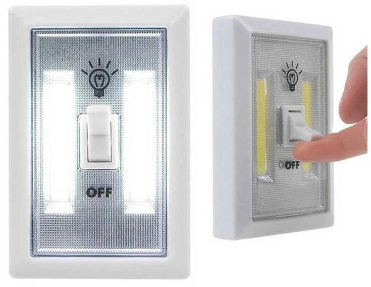 Sieninis šviestuvas Led cob lamp wireless with switch magnet