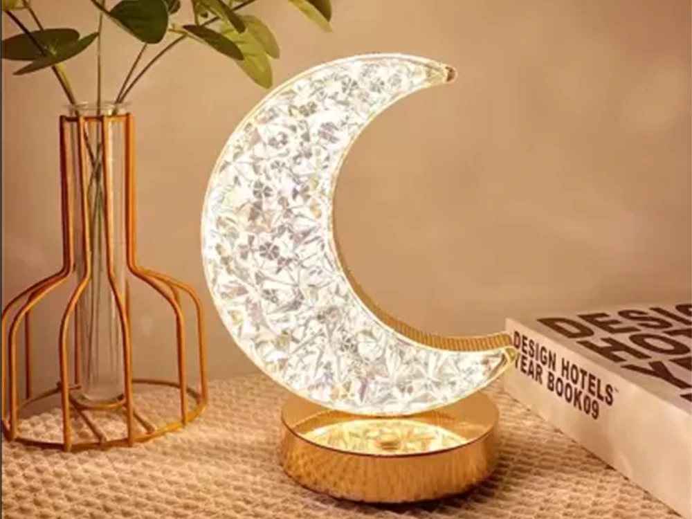 Stalinė naktinė lempa su LED ir RGB apšvietimu