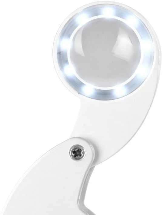 Led uv juvelyrinis didinamasis stiklas, sulankstomas, įkraunamas per usb, skirtas skaitymui