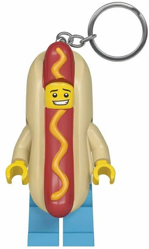 Euromic LEGO - Raktų pakabukas su LED - Dešrainių žmogus (520731)