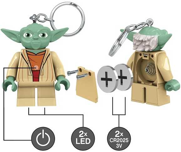 LEGO Star Wars raktų pakabukas su šviesa