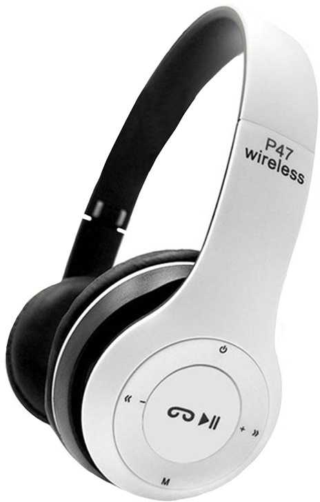 Belaidės ausinės P47 su Bluetooth ir mikrofonu