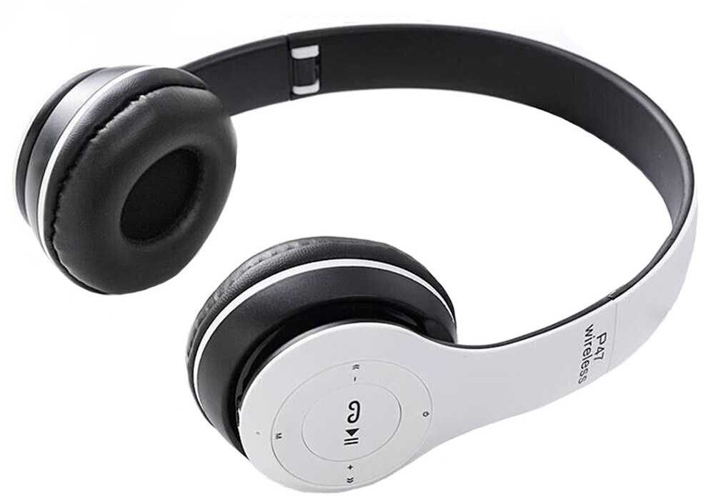 Belaidės ausinės P47 su Bluetooth ir mikrofonu