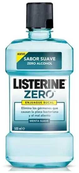 "Listerine Zero Alcohol" burnos skalavimo skystis "Soft Mint" 500ml
