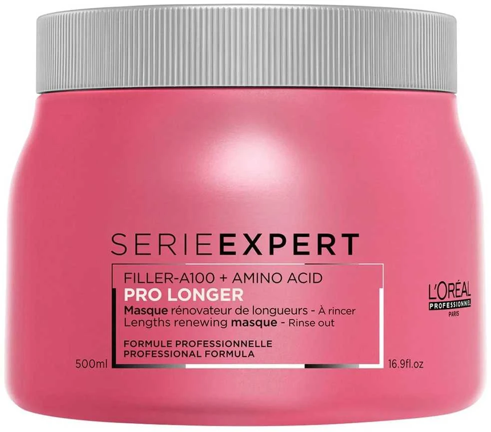 L'Oreal Professionnel Serie Expert Pro Longer Hair Treatment Kreminis Mask stiprinamoji kaukė ilgiems plaukams, 500 ml