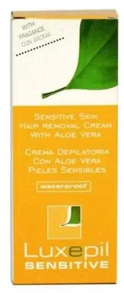 Luxepil Sensitive Classic depiliacinis kremas + mentelė 150ml