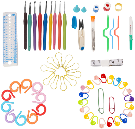 Crochet set 113pcs Maaleo 25885