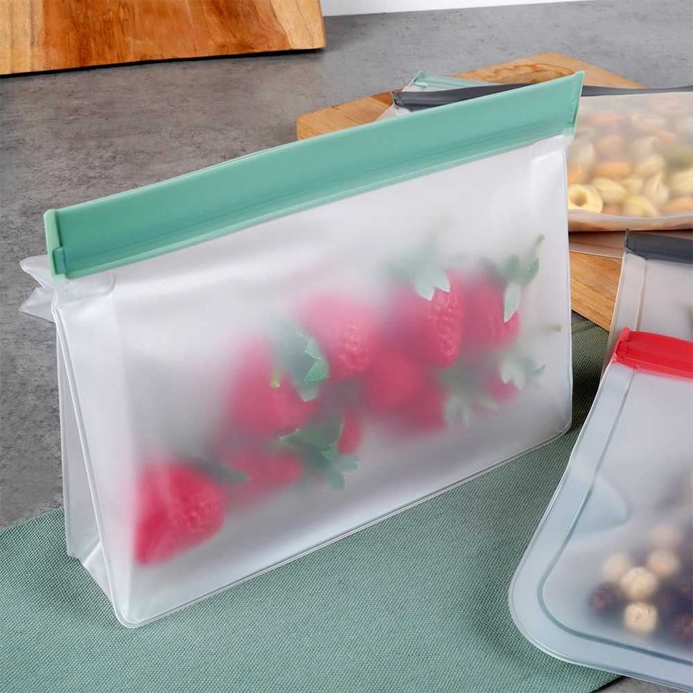 Mentor Maisto saugojimo maišeliai 7 vnt - BPA nemokami, uždaromi