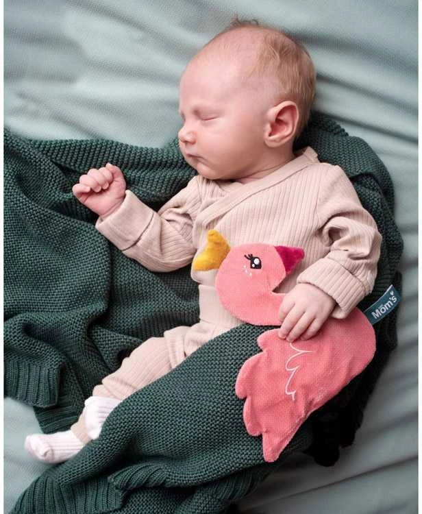 Hencz Moms Care Mamos priežiūra Cuddly žaislas „Kamala Swan 0+
