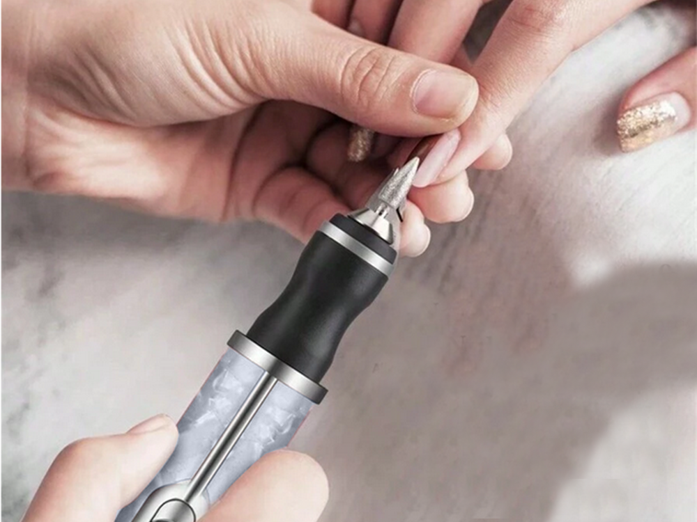 Manikiūro ir pedikiūro freza USB įkrovimo baterija