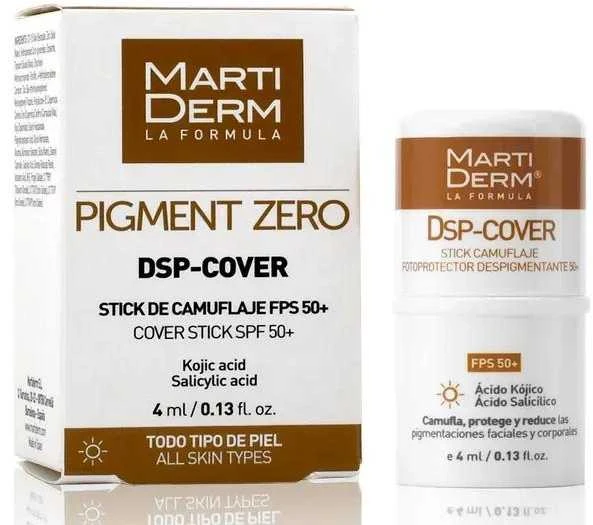 "Martiderm Despigmentation Stick Spf50+" aukšta apsauga nuo saulės su SPF 50+4ml