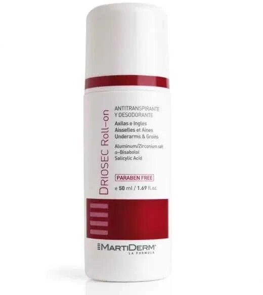 Rutulinis dezodorantas-antiperspirantas Martiderm Driosec Intensive, 50 ml