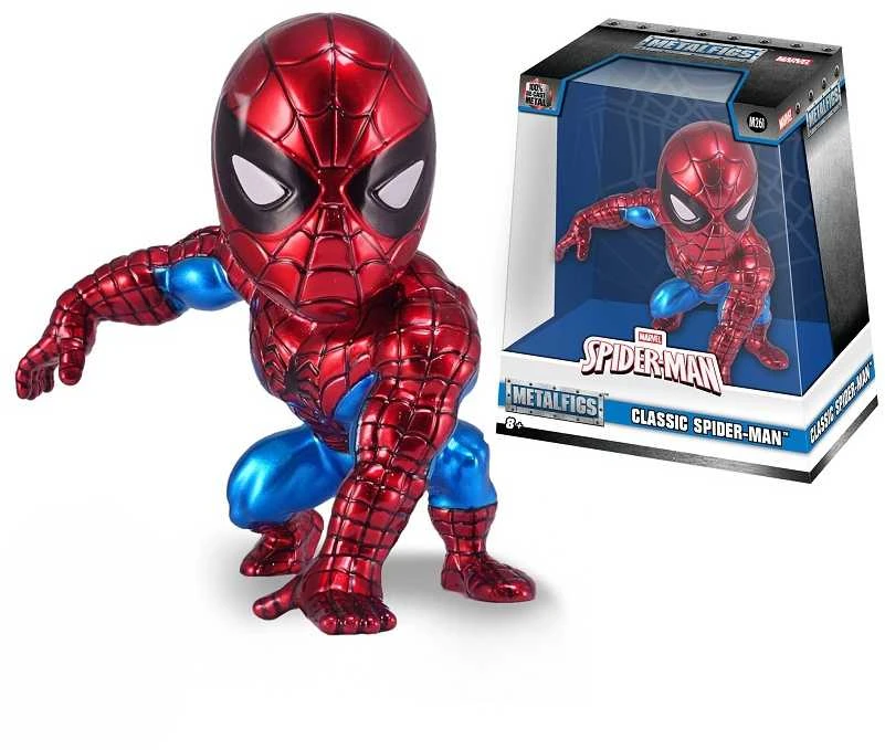 Jada,Disney „Marvel Engly Spiderman Metal“ 10 cm pav. Klasikinis klasika