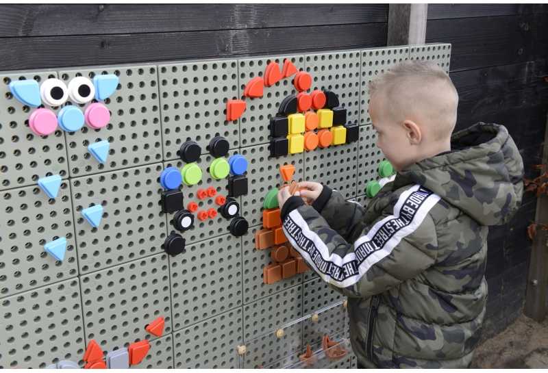 MASTERKIDZ Žaislai kūrybai Kočiai geometrinėmis formomis 64 vnt