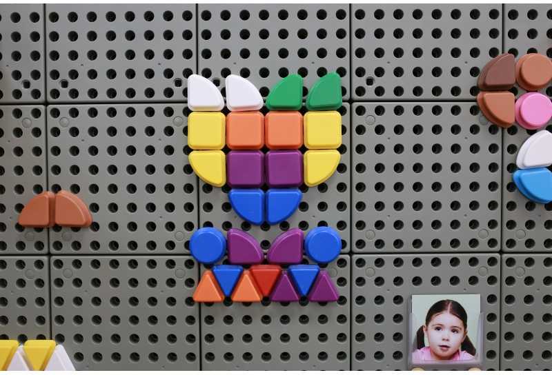 MASTERKIDZ Žaislai kūrybai Kočiai geometrinėmis formomis 64 vnt