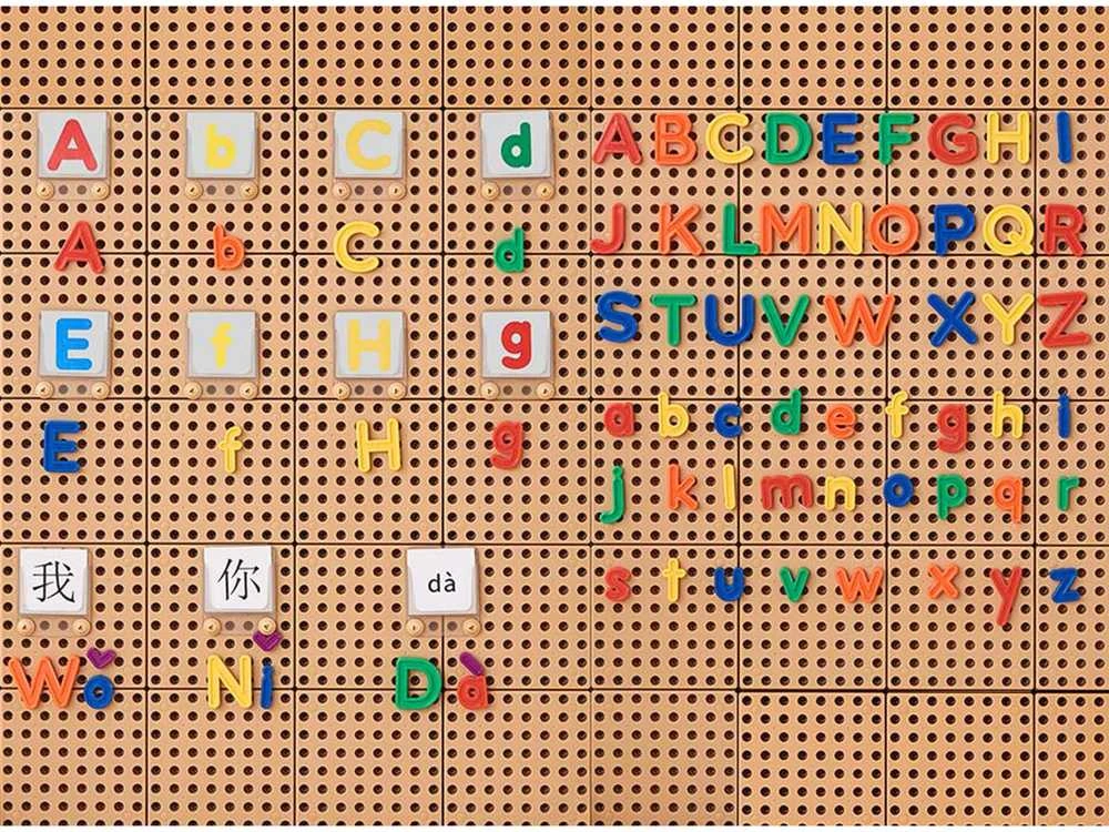 MASTERKIDZ Alfabetas Didžiųjų ir Mažųjų Raidžių Rinkinys STEM 122 el.