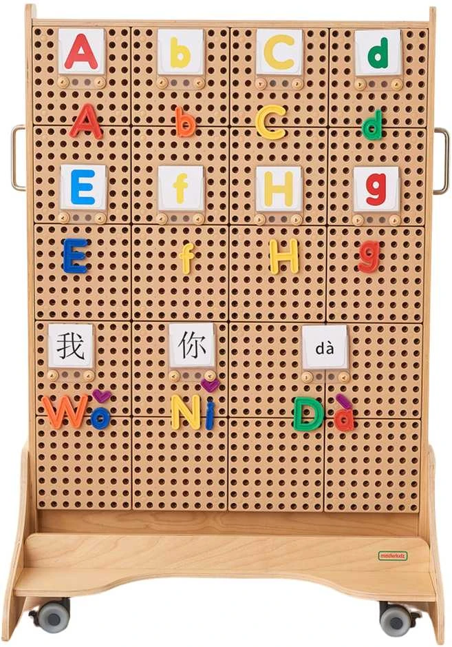 MASTERKIDZ Alfabetas Didžiųjų ir Mažųjų Raidžių Rinkinys STEM 122 el.