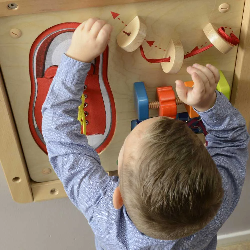 Edukacinė lenta Smulkiosios motorikos lavinimas Montessori MASTERKIDZ