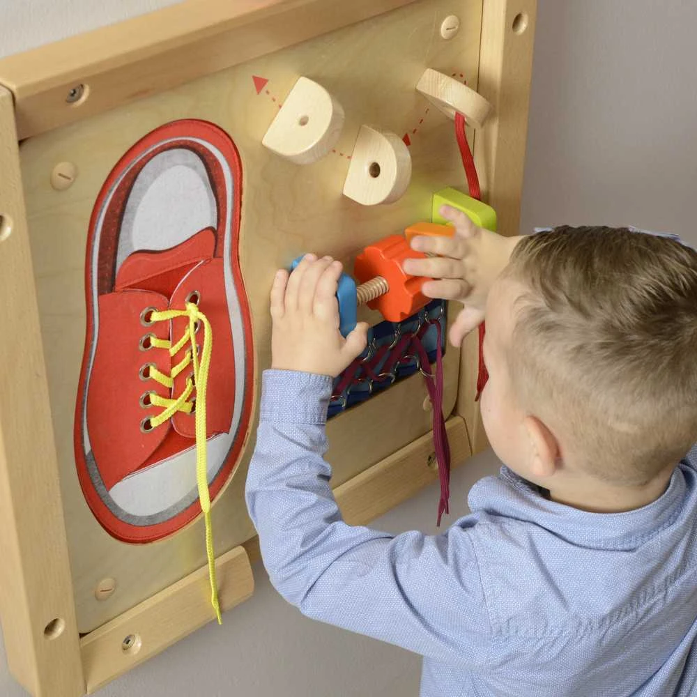Edukacinė lenta Smulkiosios motorikos lavinimas Montessori MASTERKIDZ