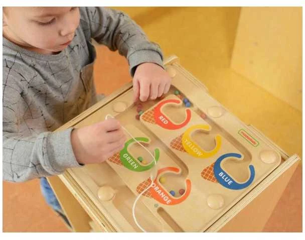 Masterkidz Medinis Labirintas Magnetinis Spalvų Sorteris
