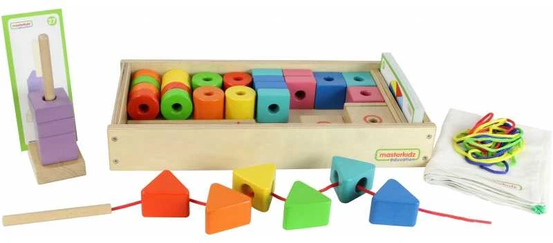 Masterkidz Medinė Žaidimų Nėrimo Rinkinys