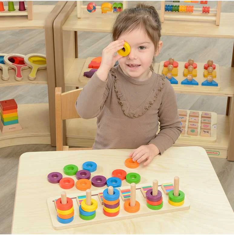 Masterkidz Medžiaginis Lapelis Su Kišenėmis Knygoms ir Paveikslėliams Mėlynas