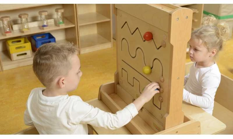 MASTERKIDZ Montessorinio Lavinimo Stalas Mažai Motorikai