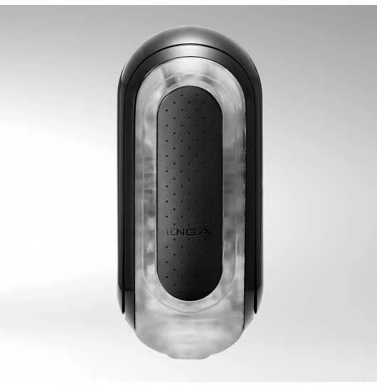 Masturbatorius „Tenga“ - „Flip 0“ (nulis) (juodas)