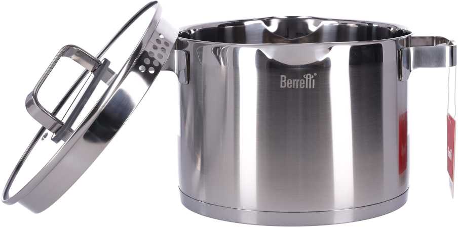 „Matral Berretti“ nerūdijančio plieno puodas su nerūdijančio plieno dangčiu, 22 cm