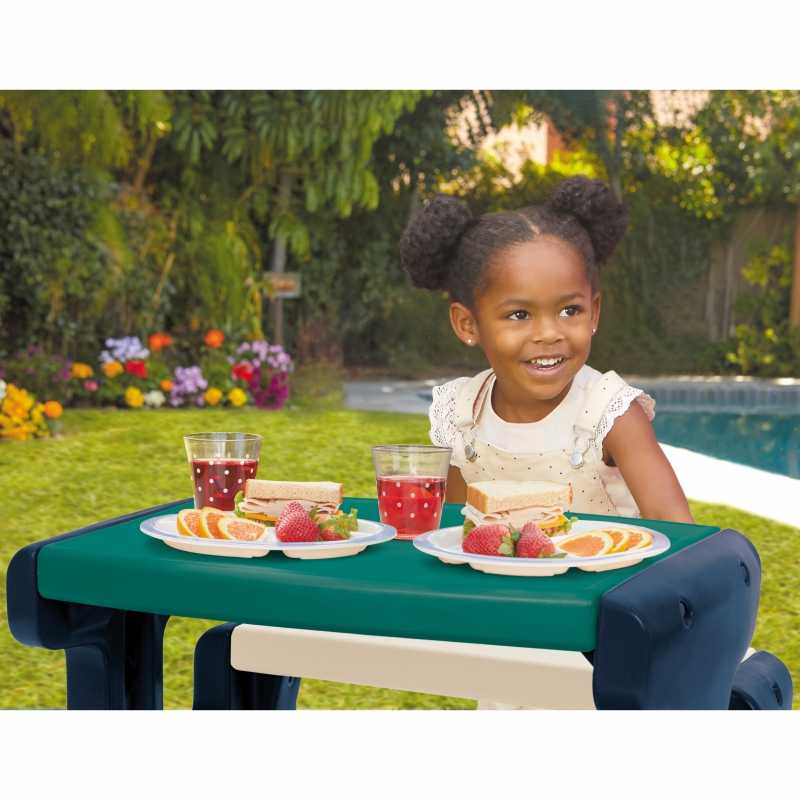 Little Tikes Vaikų Picnic Stalas Mėlynas-Zalias